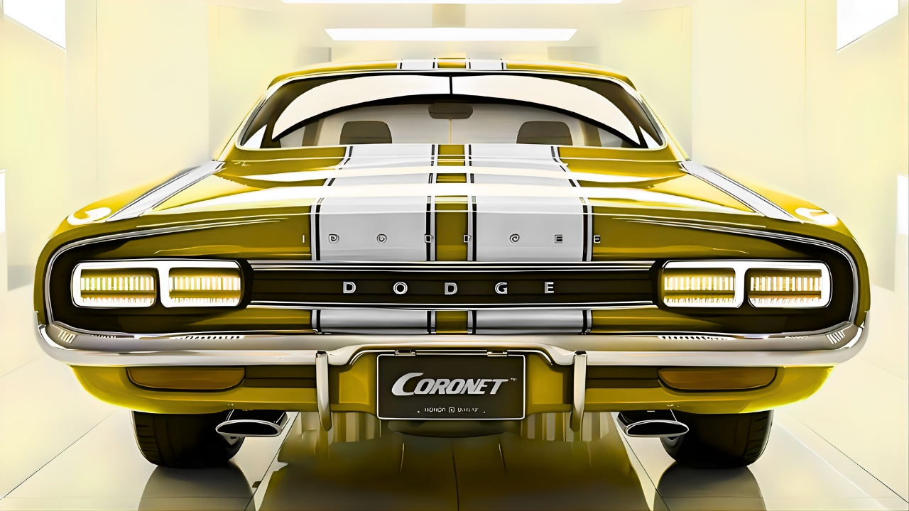 2026 Dodge Coronet 440 Revealed - Retro Design and Advanced Future-Ready Features