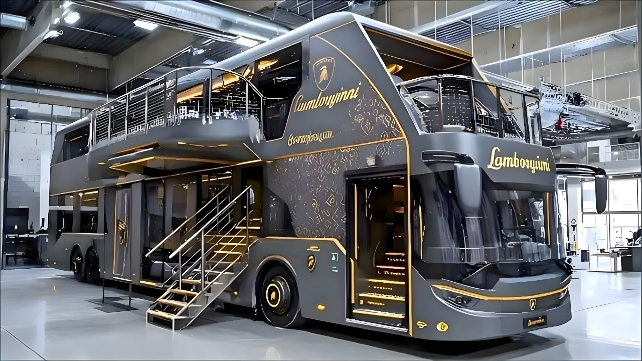 Lamborghini Double-Decker RV Revealed - Supercar Power Meets Ultra-Luxury Travel